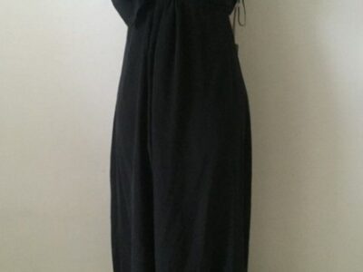 Robe Longue noir en soie Kookai neuve