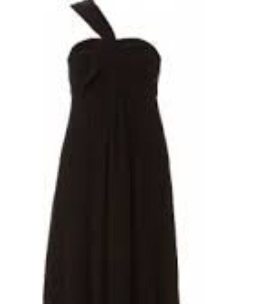 Robe Longue noir en soie Kookai neuve