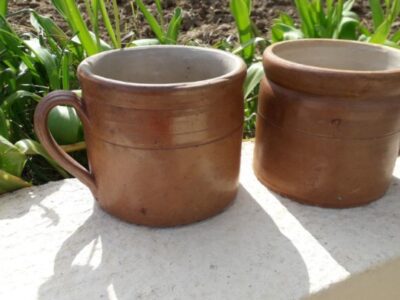 Pots à rillettes en grès