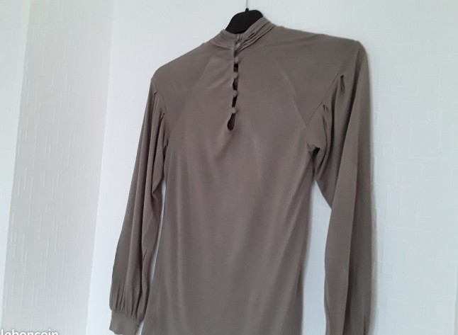 PULL col montant BEIGE NAF NAF taille S