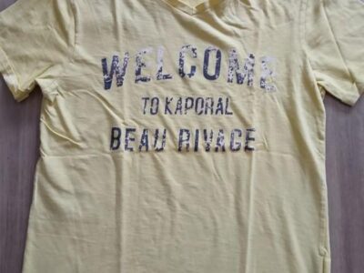 Tshirt Kaporal 10 ans jaune pâle