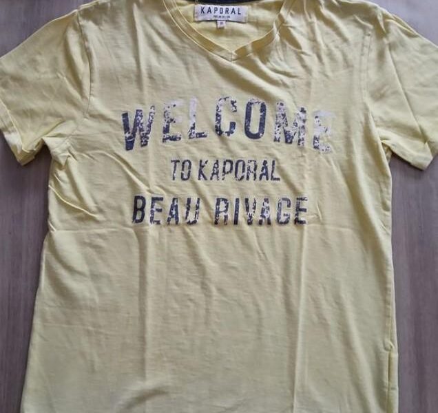 Tshirt Kaporal 10 ans jaune pâle