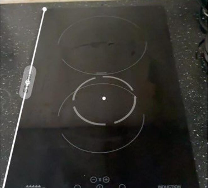 Plaque induction deux feux