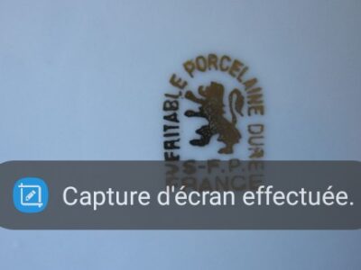 Assiettes à dessert porcelaine