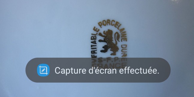 Assiettes à dessert porcelaine