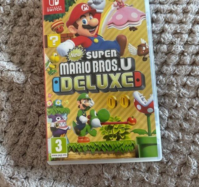 Jeux de switch super Mario bros u deluxe