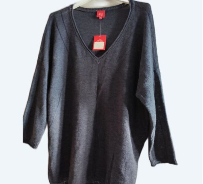 Pull col V captain tortue neuf