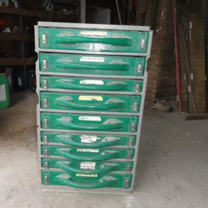 boite rangement tiroir plastique