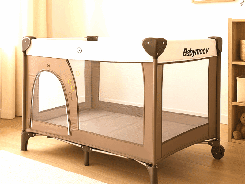 Parc bébé pliable – couleur grise