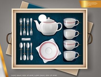 Service a déjeuner porcelaine