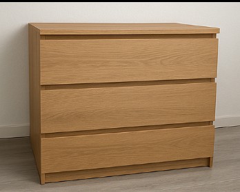 Commode IKEA MALM 3 tiroirs – très bon état