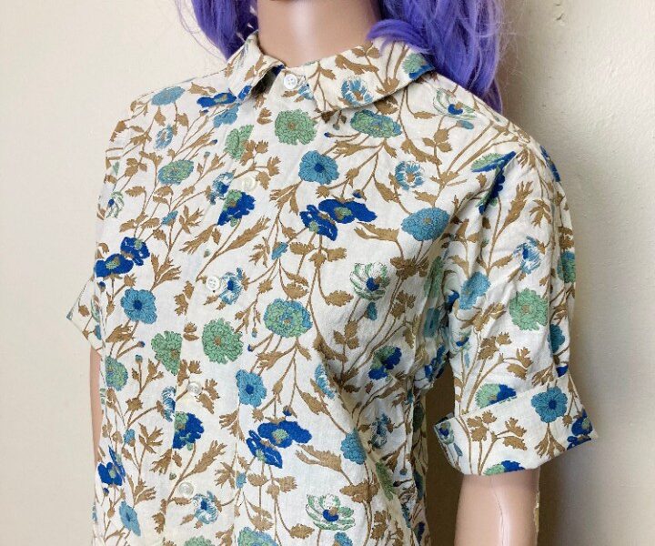 belle chemise à motifs