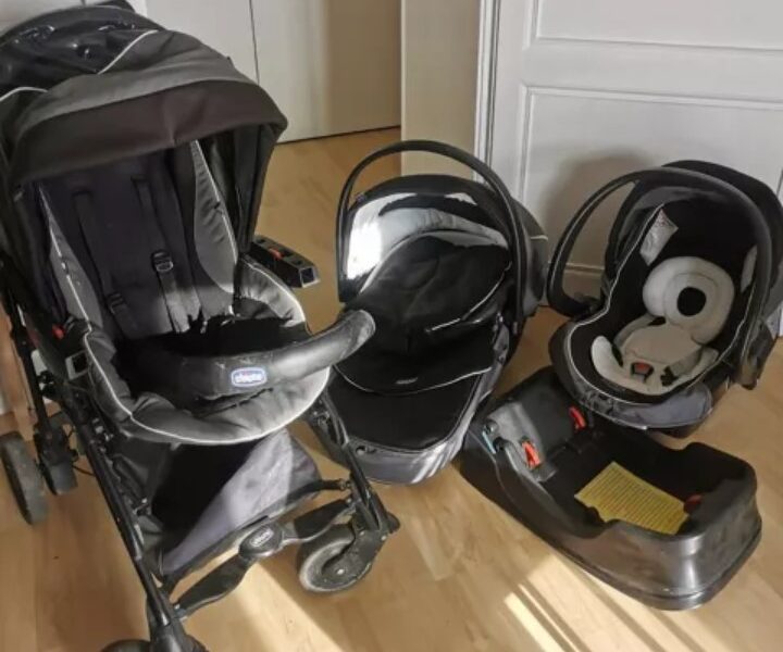 Poussette Trio Chicco.
