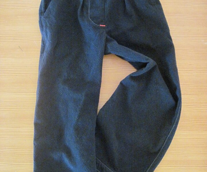 pantalon faux jean
