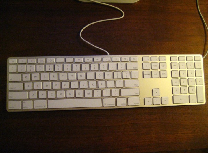 Clavier blanc