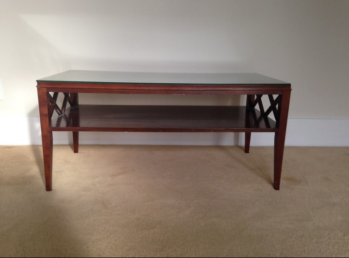 Table basse chêne clair