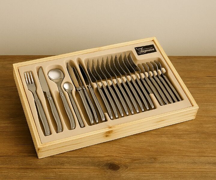 Set couverts inox 24 pcs