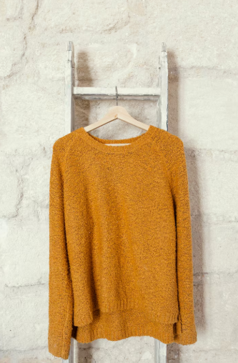beau pull jaune M