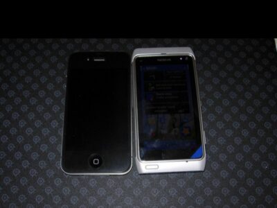 iphone 4 + Nokia N8
