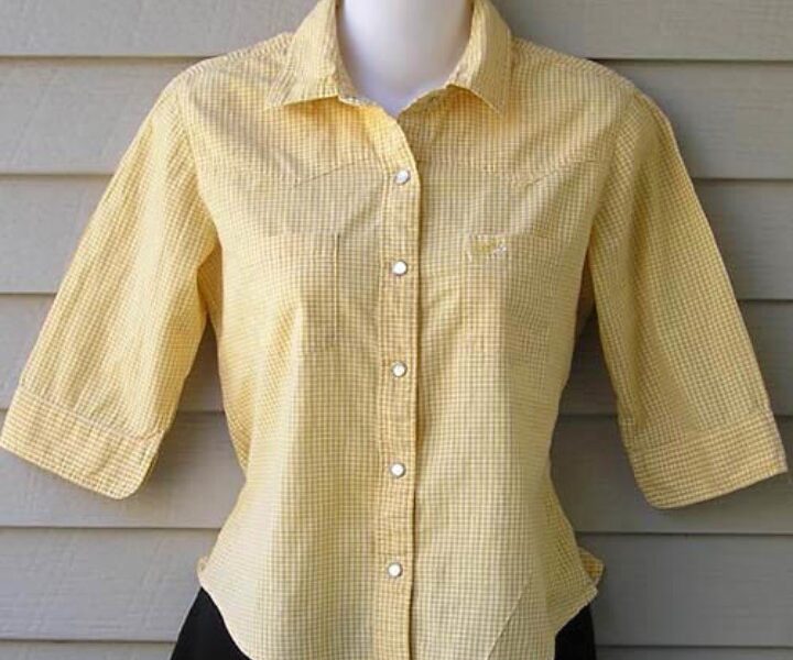 chemise jaune