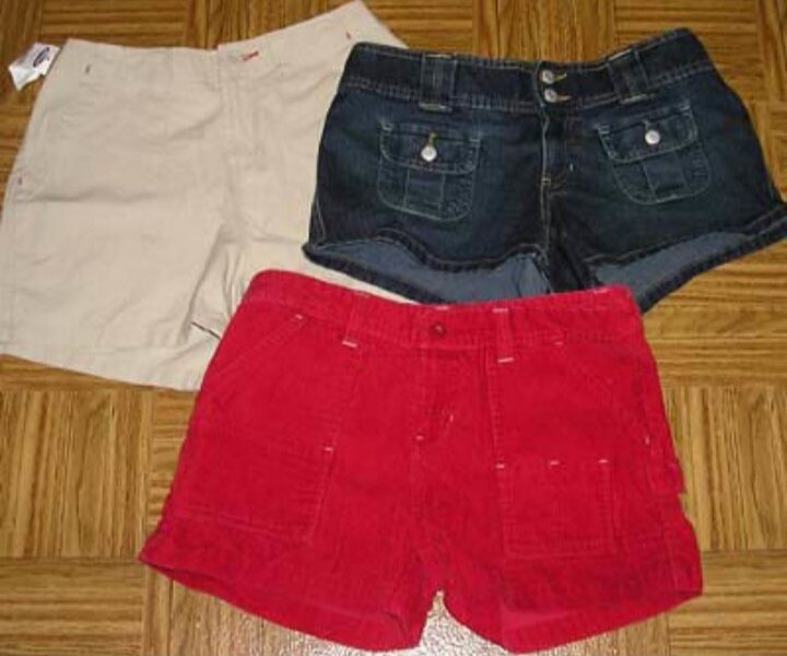 3 shorts