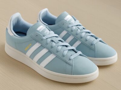 Adidas Campus bleu pastel