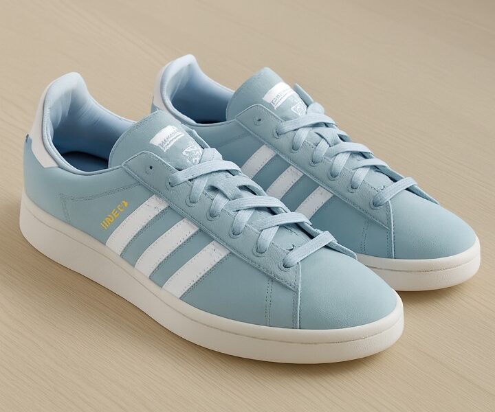 Adidas Campus bleu pastel