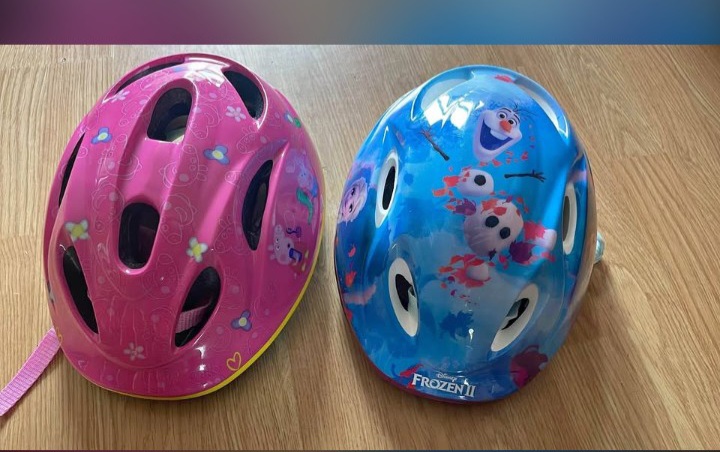 deux casques enfant