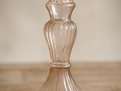 bougeoir en verre