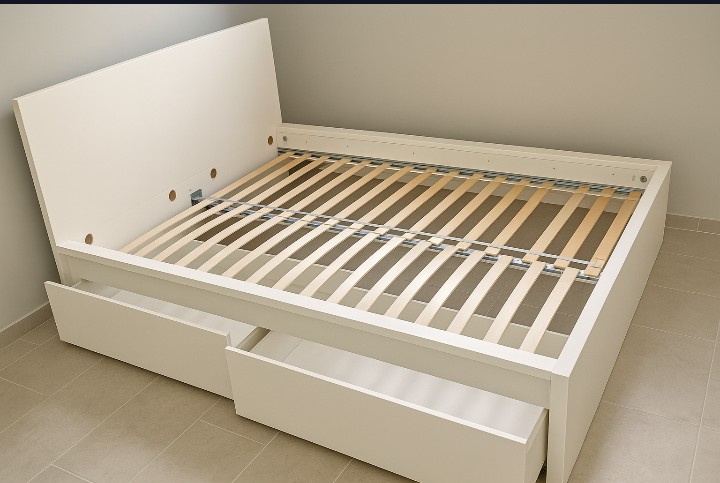 lit avec rangement intégré