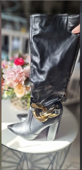 bottes en cuir