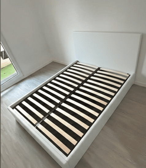 Cadre de Lit Double Blanc 160x200