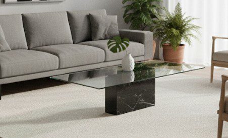 table en verre