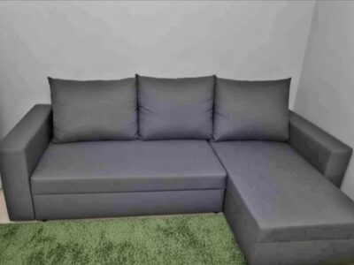 canapé angle gris
