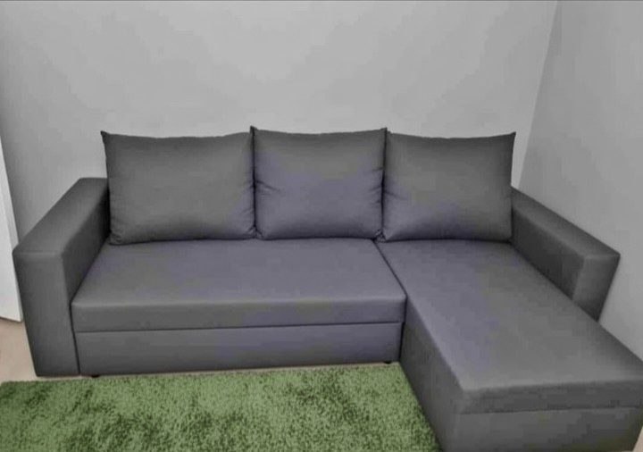 canapé angle gris