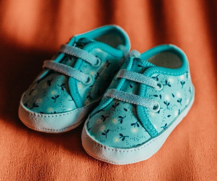 chaussure enfant verte