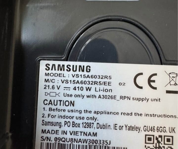 aspirateur sans fil samsung