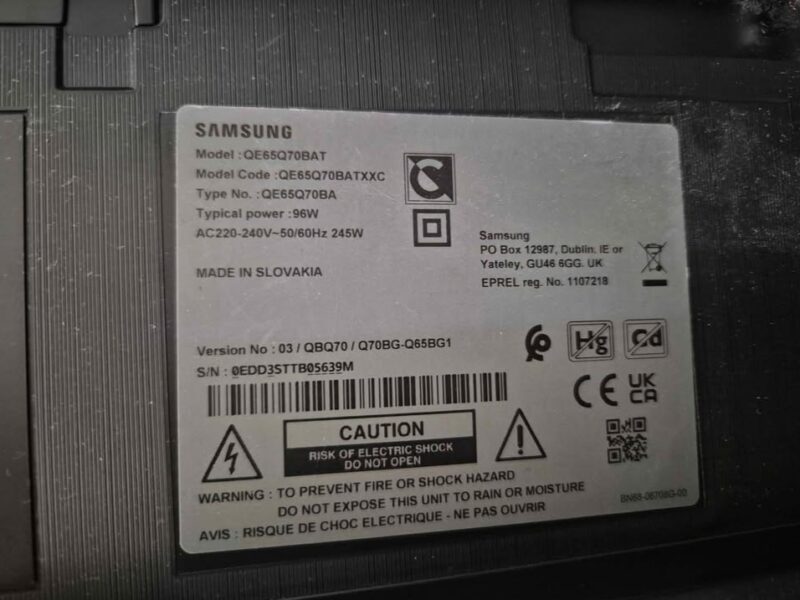 TV Samsung 55 pouces