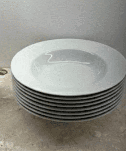 assiettes blanche